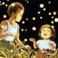 Bioluminescent fireflies https://www.telegraph.co.uk/films/0/bomb-heart-grave-fireflies-one-devastating-war-movies-ever-made/